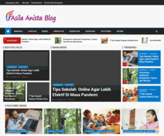 Fasianista.com(Fasila Anista Blog) Screenshot