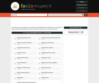 Fasilannuaire.fr(Voiron) Screenshot