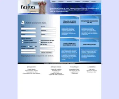 Fasites.com.br(Empresa de Criação de Sites) Screenshot