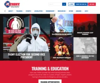 Fasny.com(Firemen's Association of the State of New York) Screenshot