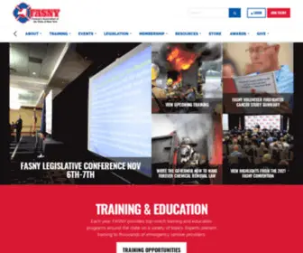 Fasny.net(Firemen's Association of the State of New York) Screenshot