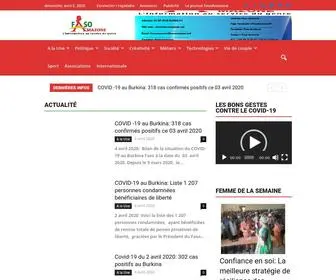 Fasoamazone.net(Le premier site genre au Burkina Faso) Screenshot