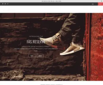 Fasreserve.com(Fàs) Screenshot