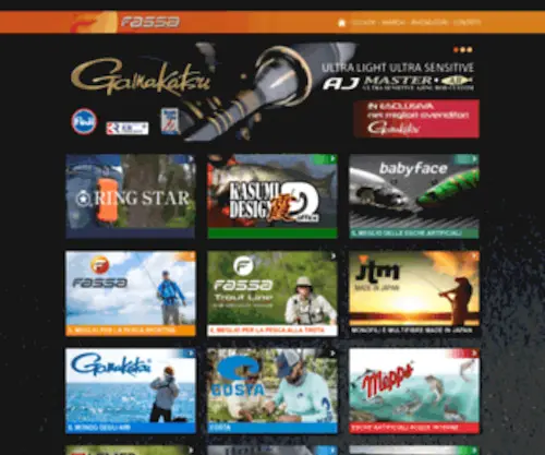 Fassa.it(Attrezzature pesca sportiva) Screenshot