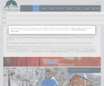 Fassaski.com(Sciare in Val di Fassa nel Comprensorio Sciistico Dolomiti Superski) Screenshot