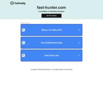 Fast-Hunter.com(Dit domein kan te koop zijn) Screenshot