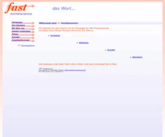 Fast-Korrekturservice.de(Fast) Screenshot