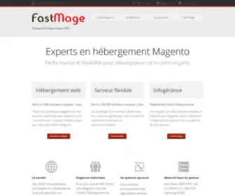 Fast-Mage.com(Hébergement Magento sur serveurs Francais) Screenshot