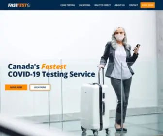 Fast-Test.ca(Canada's Fastest COVID) Screenshot