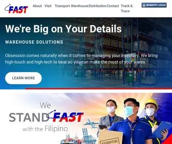Fast.com.ph(FAST Logistics Group) Screenshot
