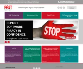 Fast.org(Federation against software theft) Screenshot