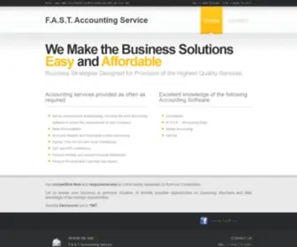 Fastaccountingservice.net(Accounting Service) Screenshot