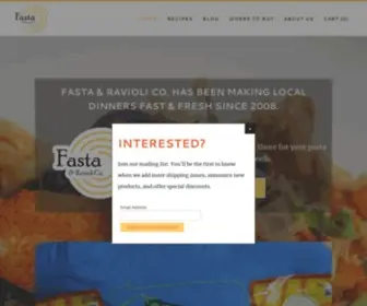 Fastaraviolico.com(Fasta & Ravioli Co) Screenshot