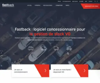 Fastback.be(Logiciel de gestion de véhicules d’occasion (vo) et véhicules neufs (vn)) Screenshot