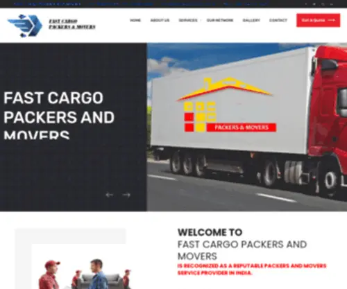 Fastcargomovers.co.in(Fast Cargo Packers And Movers) Screenshot