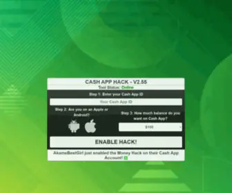 Fastcashapp.club(Cash App Hack) Screenshot