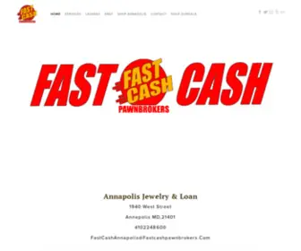 Fastcashpawnbrokers.com(Fast Cash Pawnbrokers) Screenshot