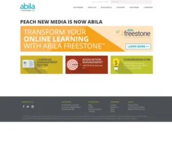 Fastcle.com(Peach New Media Is Now Abila) Screenshot
