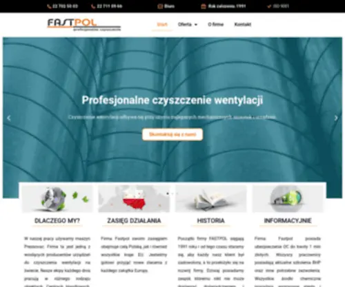 Fastclean.pl(Czyszczenie wentylacji mechanicznej) Screenshot