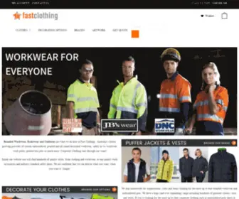 Fastclothing.com.au(Branded Workwear) Screenshot