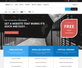 Fastcloud.com.bd(Get best in website hosting with FastCloud) Screenshot