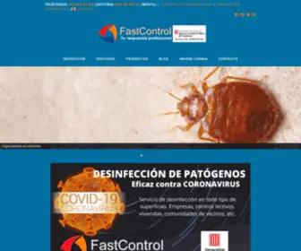 Fastcontrolbarcelona.com(Control de plagas en Barcelona) Screenshot