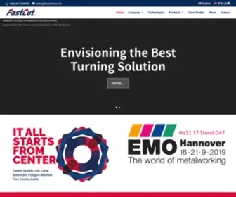Fastcut.co(The Most Dedicated Center Drive Lathe Manufacturer In the World) Screenshot