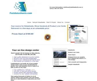 Fastdatasheets.com(Low Cost Technical Data Sheets) Screenshot