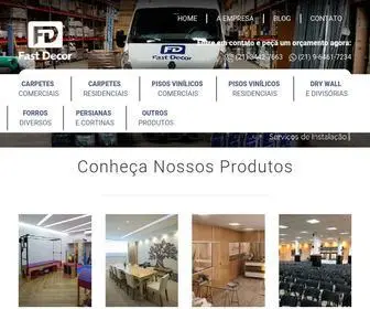 Fastdecorpisos.com.br(FastDecor) Screenshot