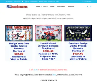 Fasteambanners.com(Awesome Banners Since 1987 FASteambanners) Screenshot