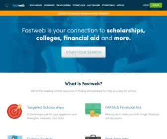 Fasteb.com(Find Scholarships for College for FREE) Screenshot