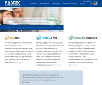 Fastec.de(Optimieren Sie Ihre Produktion) Screenshot