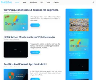 Fastechie.com(Best Simple Tech Site) Screenshot