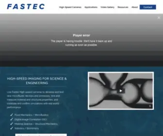 Fastecimaging.com(High speed cameras for industrial & research) Screenshot