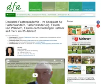Fastenakademie.de(Ernährungsberatung) Screenshot