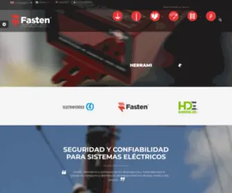 Fasten.com.ar(Seguridad y confiabilidad para equipos eléctricos) Screenshot