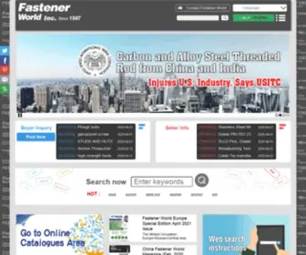 Fastener-World.com.tw(Fastener World Magazine) Screenshot