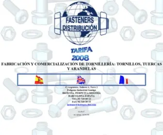 Fasteners-Dist.com(FASTENERS Distribución) Screenshot