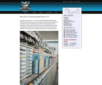 Fasteningspecialists.com(Fastening Specialists) Screenshot