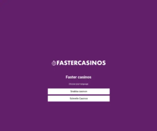 Fastercasinos.com Screenshot
