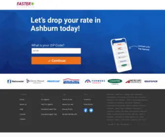 Fastercoverage.com(Auto Insurance Quotes Online) Screenshot