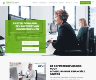 Fasterforward.nl(Online business software) Screenshot