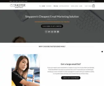 Fastersendmail.com(Singapore's Cheapest Email Delivery Platform) Screenshot