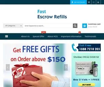 Fastescrowrefills.net(Fast Escrow Refills) Screenshot