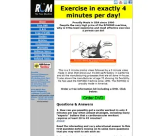 Fastexercise.com(4 Minute Workout Machine) Screenshot