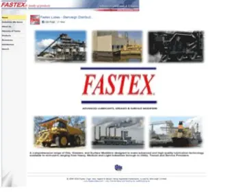 Fastexlubes.com(Fastex Family of Products) Screenshot