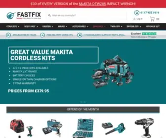 Fastfix.co.uk(Genuine Makita Tools & Accessories Direct To Your Door) Screenshot
