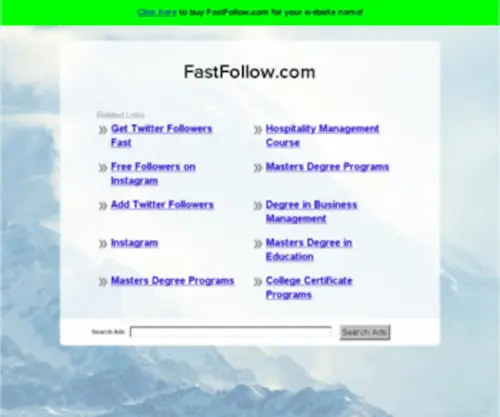 Fastfollow.com(Fastfollow) Screenshot