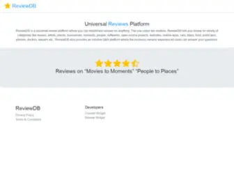 Fastfoodcoding.com(Universal Reviews Platform) Screenshot