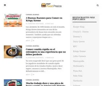 Fastfoodprecios.mx(Fast Food Precios) Screenshot